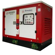 Silent diesel genset.